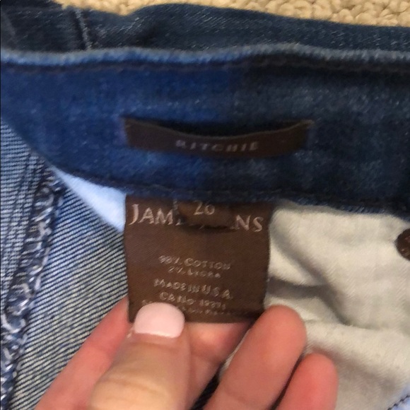 James Jeans Distressed Ritchie Jeans Sz 26 - Picture 3 of 4